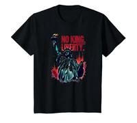 No King, Just Liberty T-Shirt, Kids, Black, 10 Years