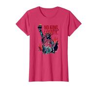 No King, Only Freedom T-Shirt, Women, Red Heather, Small