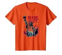 No King, Only Freedom T-Shirt, Youth, Orange, X-Small