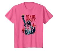 No King, Only Freedom T-Shirt, Youth, Pink Heather, Small