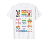 No King Resist Protest Gay Right Science Feminist Black Live T-Shirt