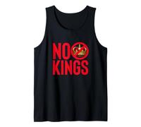 NO Kings Anti Monarchy Democracy Protest Statement Tank Top