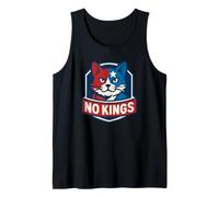 No Kings Cat Patriotic Democracy Tank Top