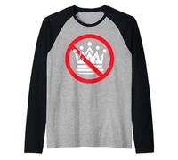 No Kings Day Abolish The Monarchy Minimalist Raglan Baseball Tee