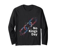 No Kings Day American Chain Together Red White Blue Long Sleeve T-Shirt