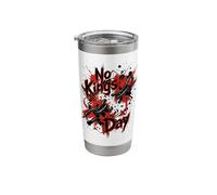 No Kings Day Breaking Chains Water Color Art Splatter Stainless Steel Insulated Tumbler