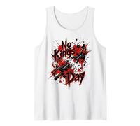 No Kings Day Breaking Chains Water Color Art Splatter Tank Top