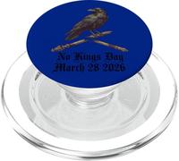 No Kings Day Crow March 28 2026 American Democracy Protest PopSockets PopGrip for MagSafe