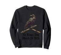 No Kings Day Crow March 28 2026 American Democracy Protest Sweatshirt