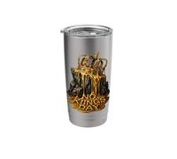 No Kings Day Melted Crown Stainless Steel Insulated Tumbler