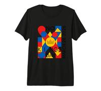 No Kings Day Modern Art Abstract Premium T-Shirt