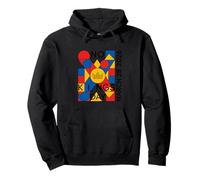 No Kings Day Modern Art Abstract Pullover Hoodie