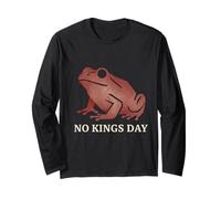 No Kings Day Portland Shirt Frog Protest Long Sleeve T-Shirt