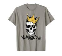 No Kings Day Skeleton Graffiti T-Shirt