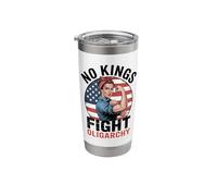 No Kings Fight Oligarchy Stainless Steel Insulated Tumbler