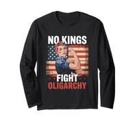 No Kings Fight The Oligarchy Long Sleeve T-Shirt