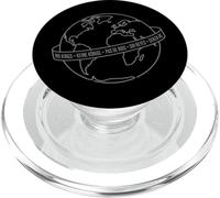 No Kings Global Democracy World Globe PopSockets PopGrip for MagSafe