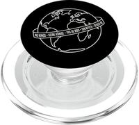 No Kings Global Democracy World Globe PopSockets PopGrip for MagSafe