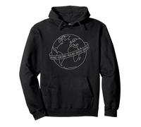 No Kings Global Democracy World Globe Pullover Hoodie