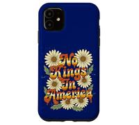 No Kings In America 70s Retro Vintage No Kings Day Case for iPhone 11