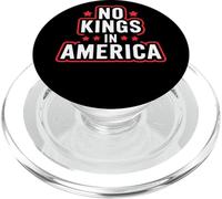 No Kings In America Bold Patriotic Independence Statement PopSockets PopGrip for MagSafe
