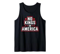 No Kings In America Bold Patriotic Independence Statement Tank Top
