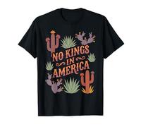 No Kings in America Cactus Western Style T-Shirt