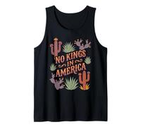 No Kings in America Cactus Western Style Tank Top