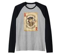 No Kings in America Colonial Frog 1776 Patriotic Raglan Baseball Tee