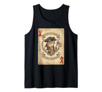 No Kings in America Colonial Frog 1776 Patriotic Tank Top