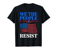 No Kings in America, Democracy, We The People Protest 1776 Value Graphic T-Shirt