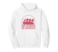 No Kings In America Empowered Women Rights Activists Pullover Hoodie
