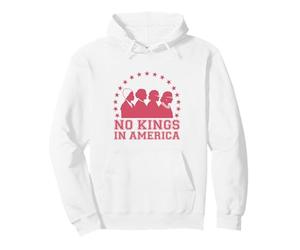 No Kings In America Empowered Women Rights Activists Pullover Hoodie