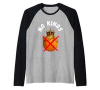 No Kings In America, Fight Oligarchy Political Raglan Baseball Tee