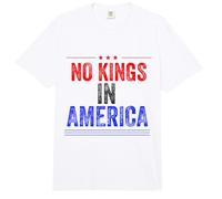 No Kings in America Flag Protest Save Democracy Comfort Colors Adult Heavyweight T-Shirt