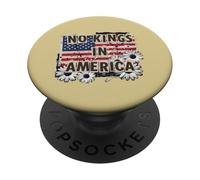 No Kings In America Floral Collage 90s Bootleg PopSockets Adhesive PopGrip