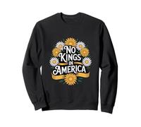 No Kings In America Flower Boho 70s Vintage Women Sweatshirt