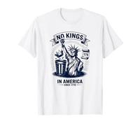 No Kings in America Funny Political Men Women T-Shirt