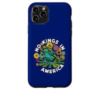 No Kings In America Geometric Frog Retro 70s Flower Art Case for iPhone 11 Pro