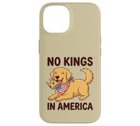 No Kings In America Golden Retriever Case for iPhone 14