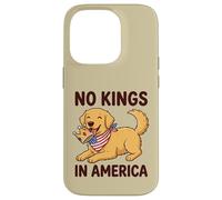 No Kings In America Golden Retriever Case for iPhone 14 Pro