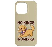 No Kings In America Golden Retriever Case for iPhone 14 Pro Max