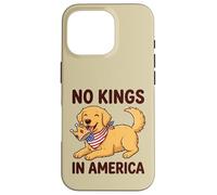 No Kings In America Golden Retriever Case for iPhone 16 Pro