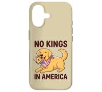 No Kings In America Golden Retriever Case for iPhone 17