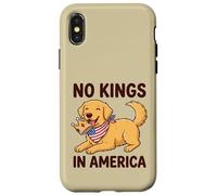 No Kings In America Golden Retriever Case for iPhone X/XS