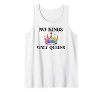 No Kings in America Only Queens Gay Pride Queer LGBTQ Ally Tank Top