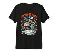 No Kings in America Outer Space Astronaut No Kings Ever Premium T-Shirt