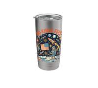 No Kings in America Outer Space Astronaut No Kings Ever Stainless Steel Insulated Tumbler
