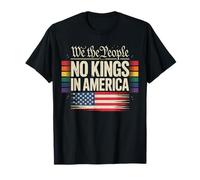 No Kings in America Patriotic Quote T-Shirt