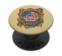 No Kings In America Rainbow Peace LBGTQ PopSockets Adhesive PopGrip